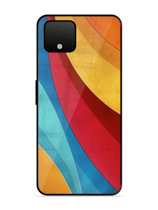 Curving Canvas Glossy Soft Edge Case for Google Pixel 4 Xl Chachhi