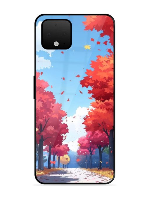 Autumn'S Embrace Glossy Soft Edge Case for Google Pixel 4 Xl Chachhi