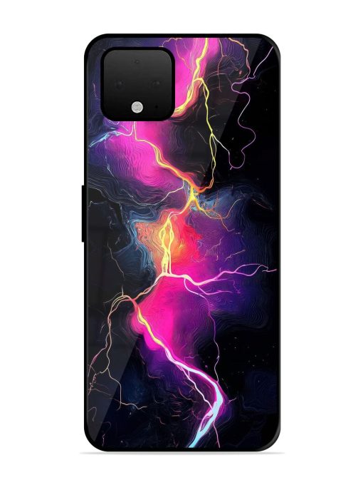 Electric Dreams Glossy Soft Edge Case for Google Pixel 4 Xl Chachhi