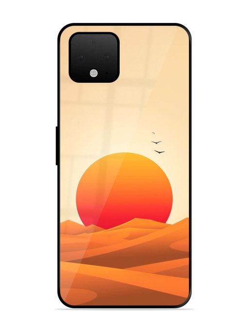 Desert Sunset Glossy Soft Edge Case for Google Pixel 4 Xl Chachhi