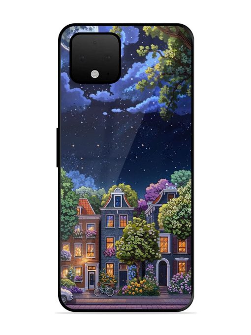 Moonlit Streets Glossy Soft Edge Case for Google Pixel 4 Xl Chachhi