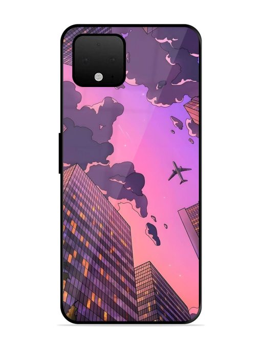 Urban Twilight Glossy Soft Edge Case for Google Pixel 4 Xl Chachhi