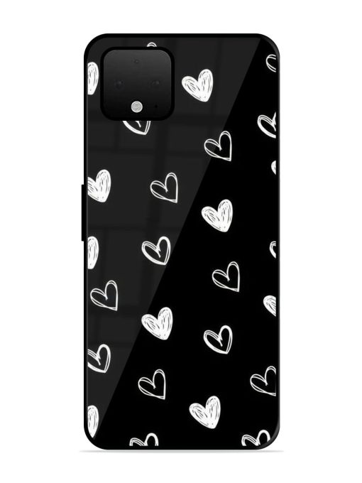 Scattered Hearts Glossy Soft Edge Case for Google Pixel 4 Xl Chachhi