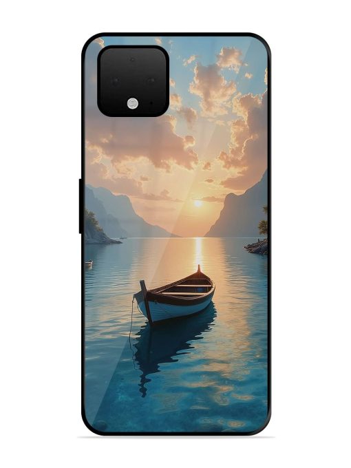 Serene Sunset Glossy Soft Edge Case for Google Pixel 4 Xl Chachhi