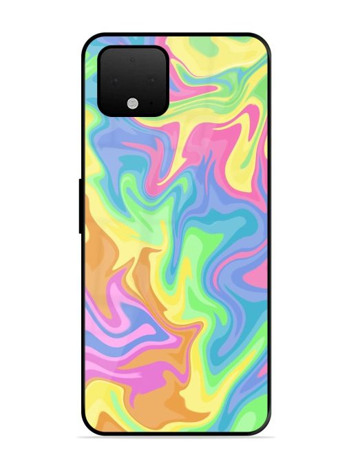 Whimsical Swirl Glossy Soft Edge Case for Google Pixel 4 Xl Chachhi