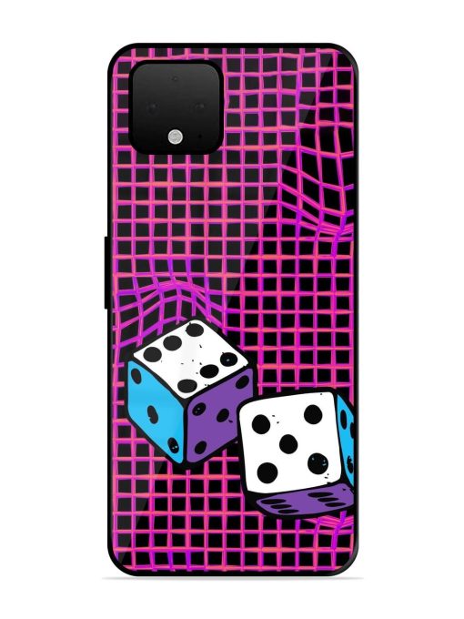 Glitched Dice Glossy Soft Edge Case for Google Pixel 4 Xl Chachhi