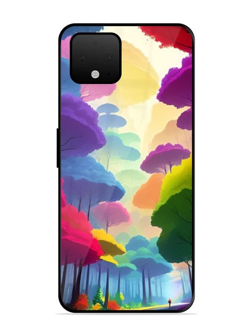 Rainbow Road Glossy Soft Edge Case for Google Pixel 4 Xl Chachhi