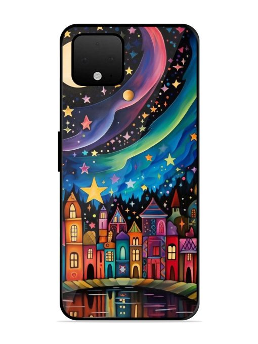 Starlit Village Glossy Soft Edge Case for Google Pixel 4 Xl Chachhi