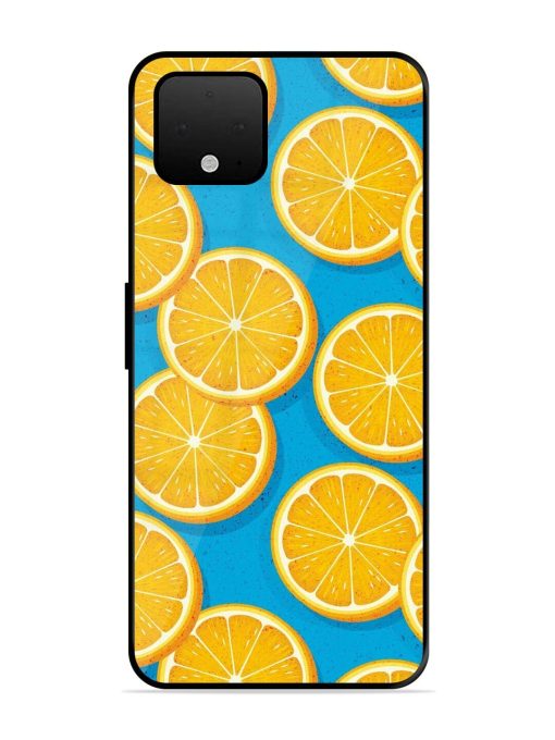 Citrus Symphony Glossy Soft Edge Case for Google Pixel 4 Xl Chachhi