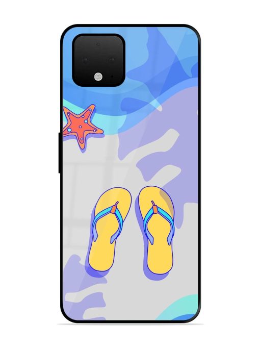 Sandy Toes And Salty Seas Glossy Soft Edge Case for Google Pixel 4 Xl Chachhi