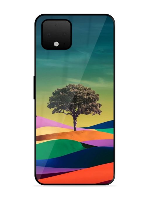 Rainbow'S Lone Sentinel Glossy Soft Edge Case for Google Pixel 4 Xl Chachhi