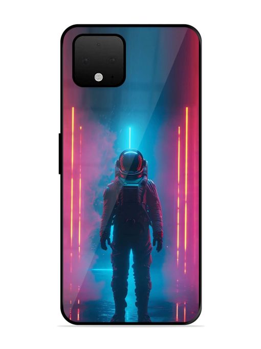 Neon Astronaut Glossy Soft Edge Case for Google Pixel 4 Xl Chachhi