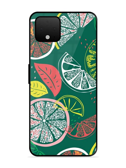 Citrus Symphony Glossy Soft Edge Case for Google Pixel 4 Xl Chachhi