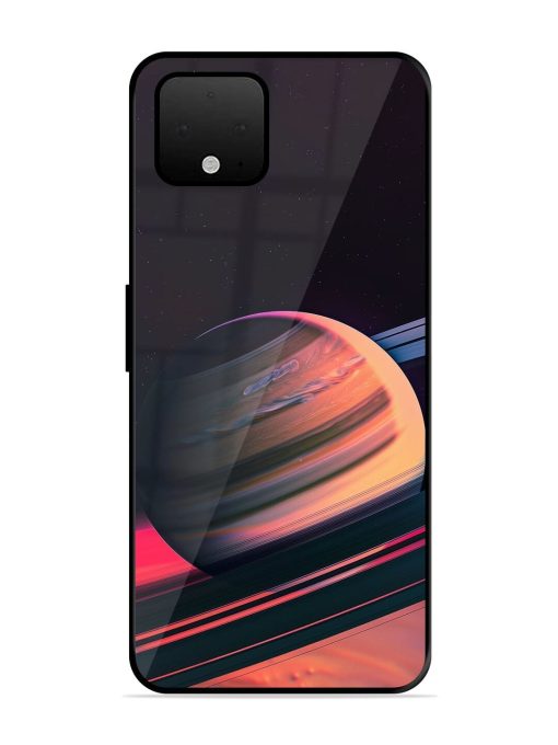 Neon Saturn Glossy Soft Edge Case for Google Pixel 4 Xl Chachhi