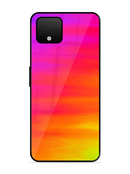 Neon Horizon Glossy Soft Edge Case for Google Pixel 4 Xl Chachhi