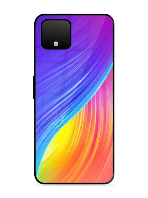 Neon Swirl Glossy Soft Edge Case for Google Pixel 4 Xl Chachhi