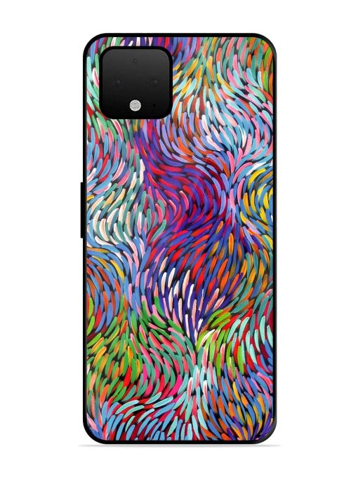 Vibrant Waves Glossy Soft Edge Case for Google Pixel 4 Xl Chachhi