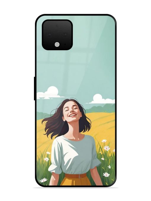 Girl Graffiti Glossy Soft Edge Case for Google Pixel 4 Xl