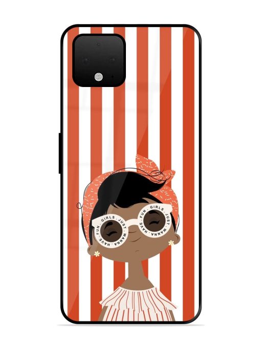 Girls Just Wanna Have Fun Glossy Soft Edge Case for Google Pixel 4 Xl Chachhi