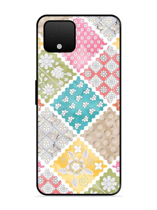 Patchwork Dreamscape Glossy Soft Edge Case for Google Pixel 4 Xl Chachhi