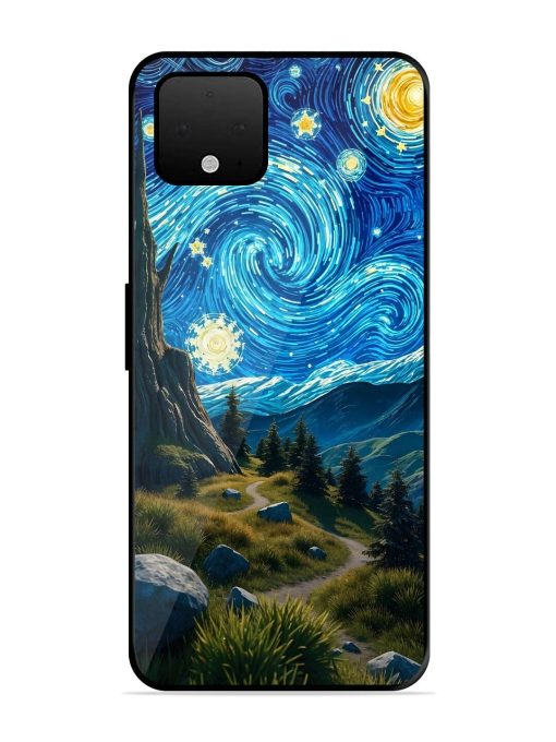 Starry Night In The Shire Glossy Soft Edge Case for Google Pixel 4 Xl Chachhi