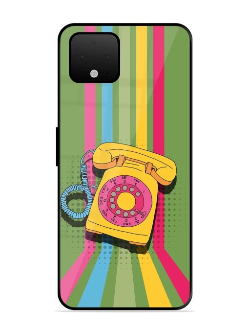 Retro Dialer Glossy Soft Edge Case for Google Pixel 4 Xl Chachhi