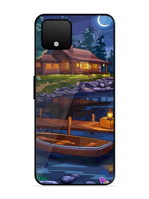 Moonlit Serenity Glossy Soft Edge Case for Google Pixel 4 Xl Chachhi