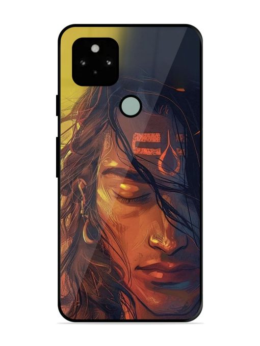 Tranquil Shiva Glossy Soft Edge Case for Google Pixel 5 Chachhi