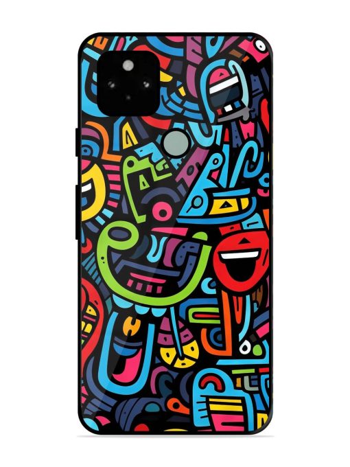 Doodlephoria Glossy Soft Edge Case for Google Pixel 5 Chachhi