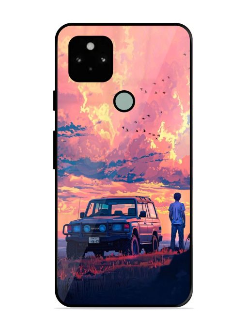 Solitude'S Horizon Glossy Soft Edge Case for Google Pixel 5 Chachhi