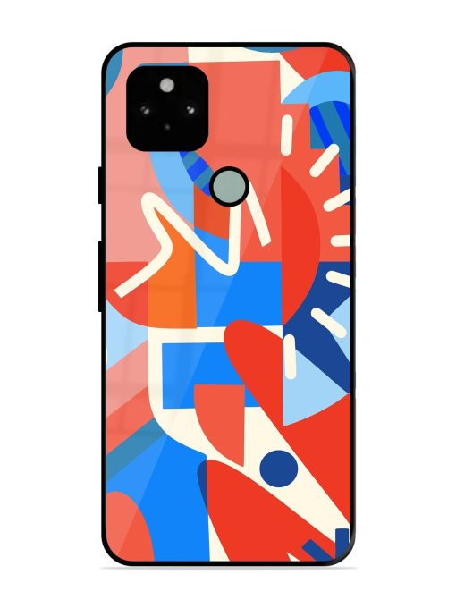 Abstract Harmony Glossy Soft Edge Case for Google Pixel 5 Chachhi