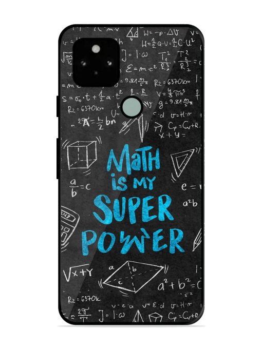 Math Magic Glossy Soft Edge Case for Google Pixel 5 Chachhi