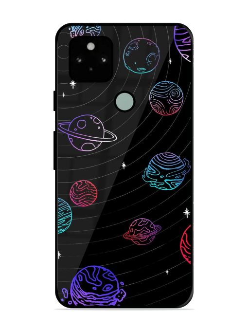 Cosmic Ballet Glossy Soft Edge Case for Google Pixel 5 Chachhi