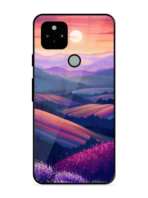 Twilight'S Embrace Glossy Soft Edge Case for Google Pixel 5 Chachhi