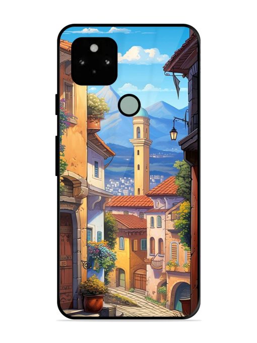 Tuscan Twilight Glossy Soft Edge Case for Google Pixel 5 Chachhi