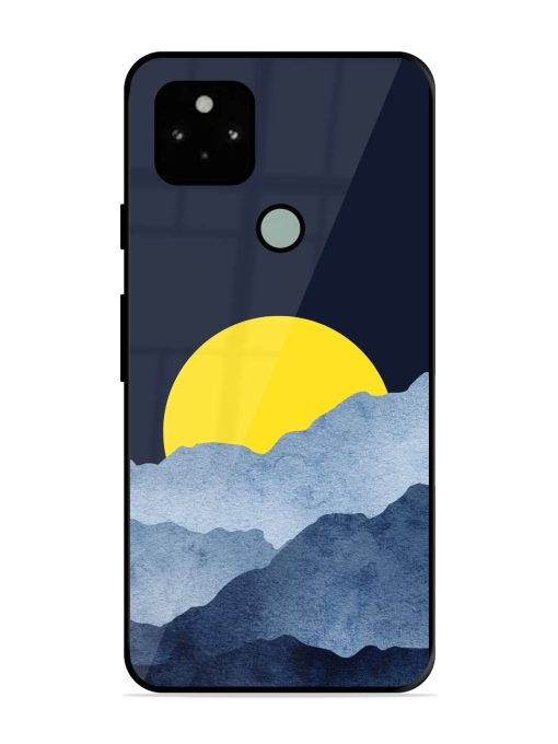 Golden Hour Horizon Glossy Soft Edge Case for Google Pixel 5 Chachhi