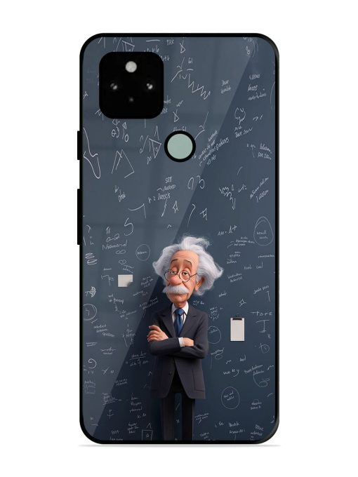 Albert Einstein Glossy Soft Edge Case for Google Pixel 5 Chachhi