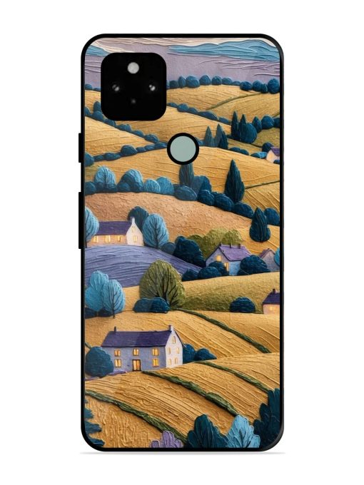 Rolling Hilltop Haven Glossy Soft Edge Case for Google Pixel 5 Chachhi