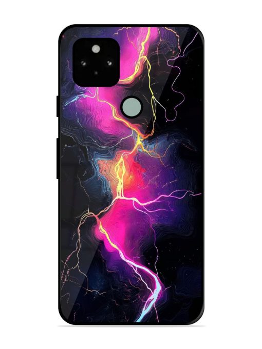 Electric Dreams Glossy Soft Edge Case for Google Pixel 5 Chachhi