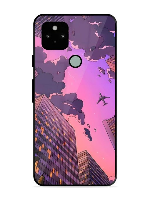 Urban Twilight Glossy Soft Edge Case for Google Pixel 5 Chachhi