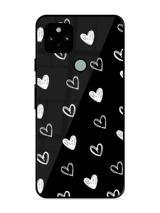 Scattered Hearts Glossy Soft Edge Case for Google Pixel 5 Chachhi