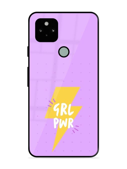 Girl Power Spark Glossy Soft Edge Case for Google Pixel 5 Chachhi