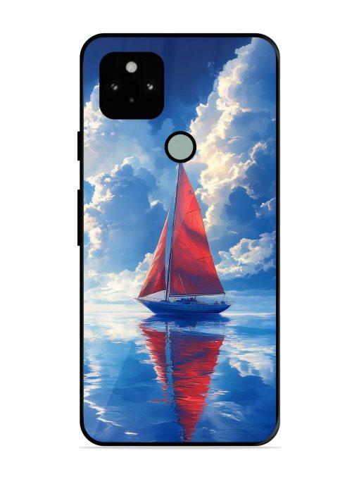 Crimson Sails Glossy Soft Edge Case for Google Pixel 5 Chachhi