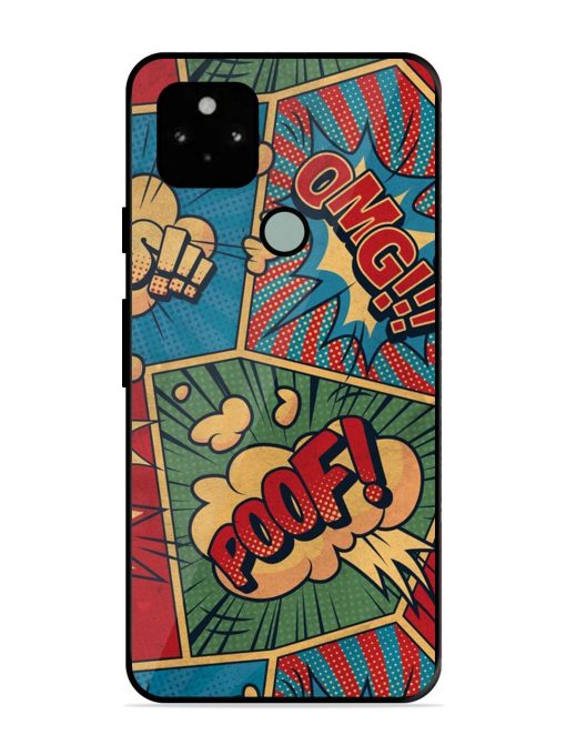 Comic Book Chaos Glossy Soft Edge Case for Google Pixel 5