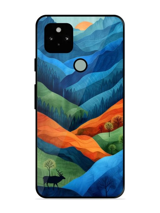 Layers Of The Land Glossy Soft Edge Case for Google Pixel 5 Chachhi