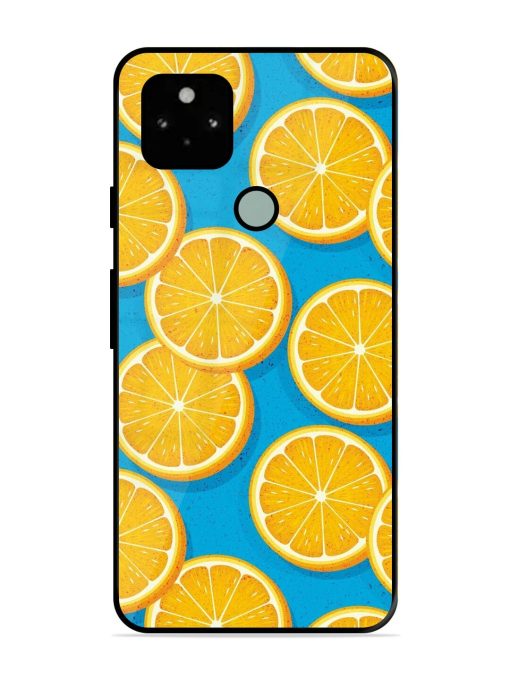 Citrus Symphony Glossy Soft Edge Case for Google Pixel 5 Chachhi