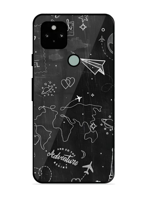 Wanderlust Sketchbook Glossy Soft Edge Case for Google Pixel 5 Chachhi