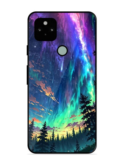 Cosmic Canvas Glossy Soft Edge Case for Google Pixel 5 Chachhi