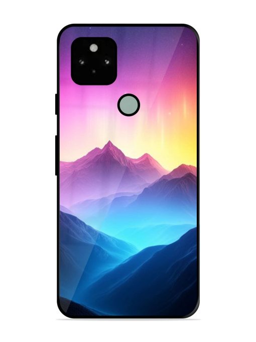 Cosmic Mountains Glossy Soft Edge Case for Google Pixel 5 Chachhi