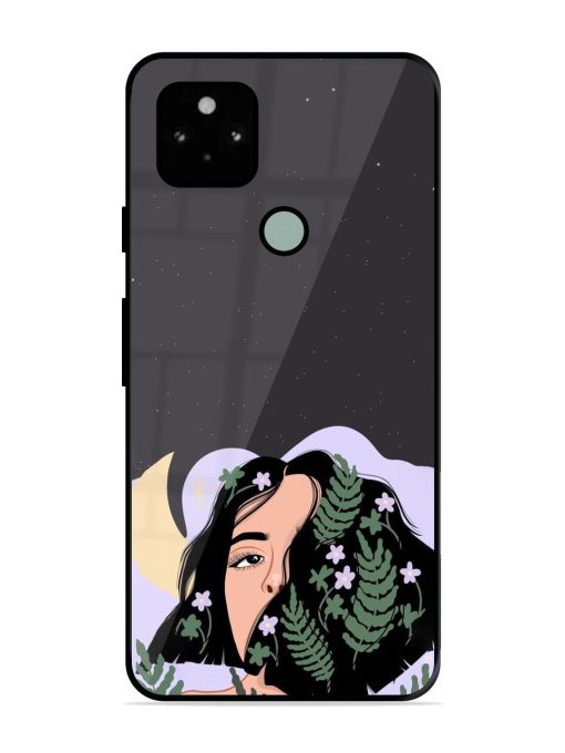 Lunar Lullaby Glossy Soft Edge Case for Google Pixel 5 Chachhi